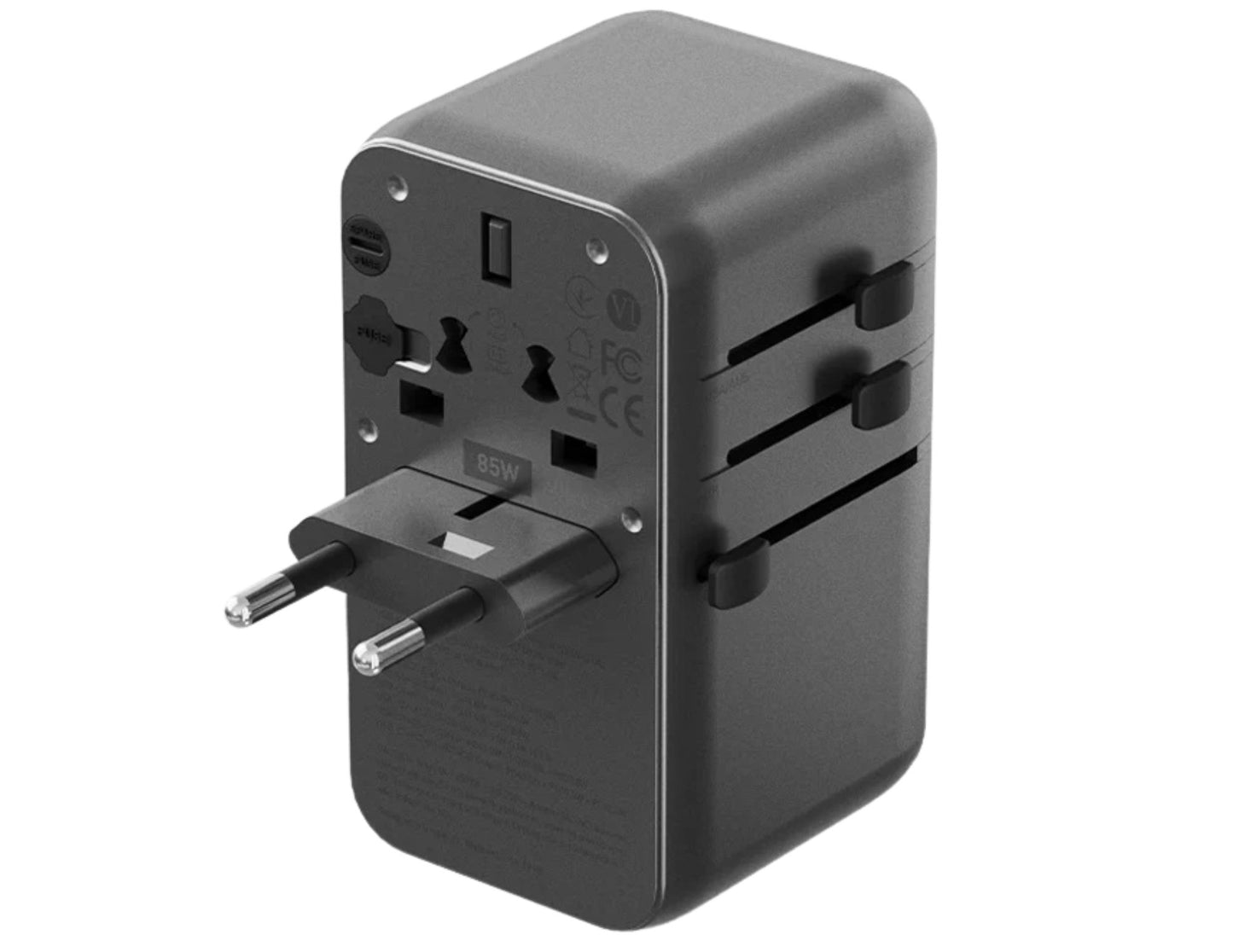 Energea TravelWorld Adapter GaN85 – TWA-GAN85C-GUN