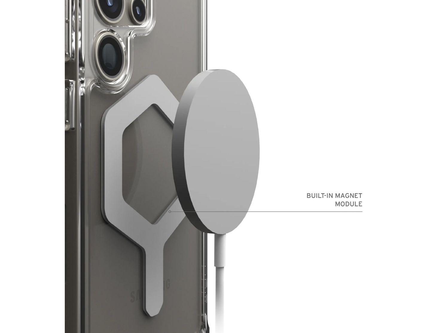UAG Plyo Pro Case for Samsung Galaxy s24 Ultra - Ice Silver - THABTHABA STORE