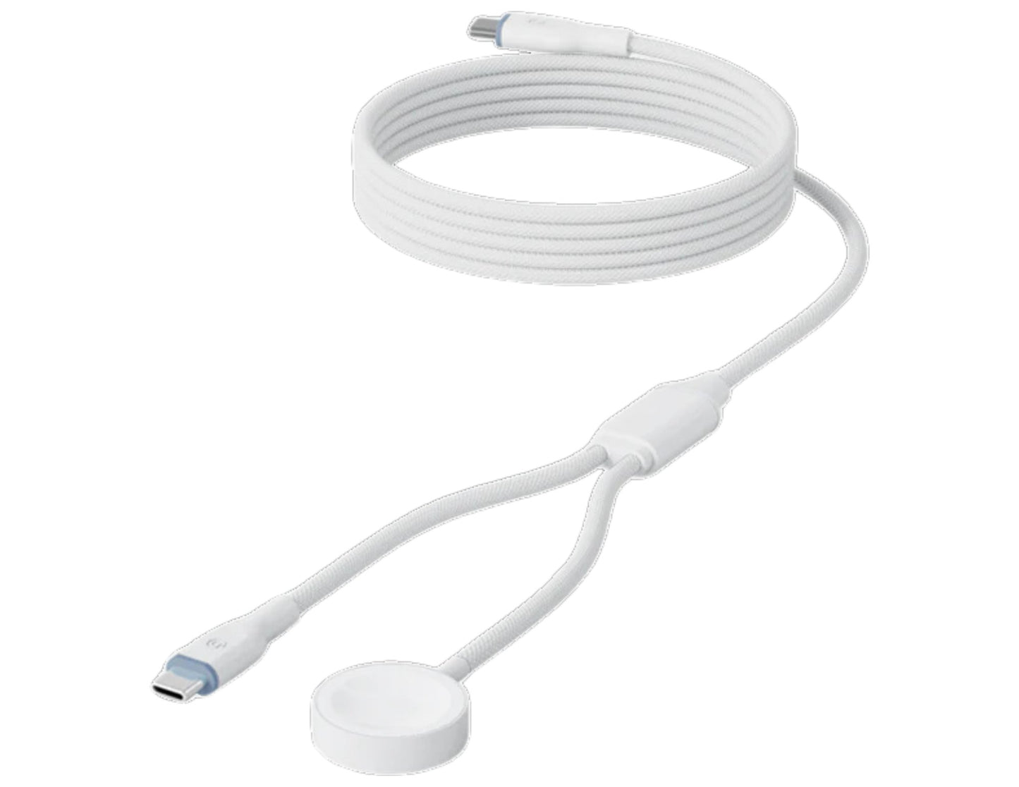 Energea Deuce 2-in-1 USB-C to USB-C with Integrated Apple Watch Charger – CBL-GCDCW-WHT180