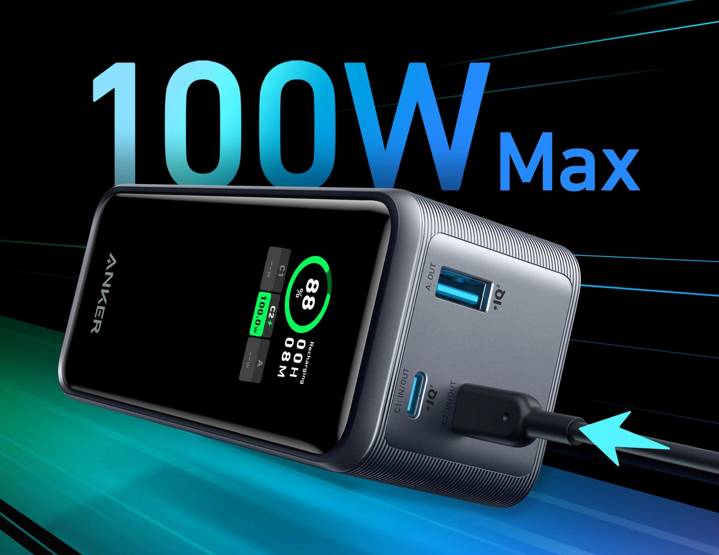 Anker Prime 20,000mAh Power Bank (200W) – A1336011