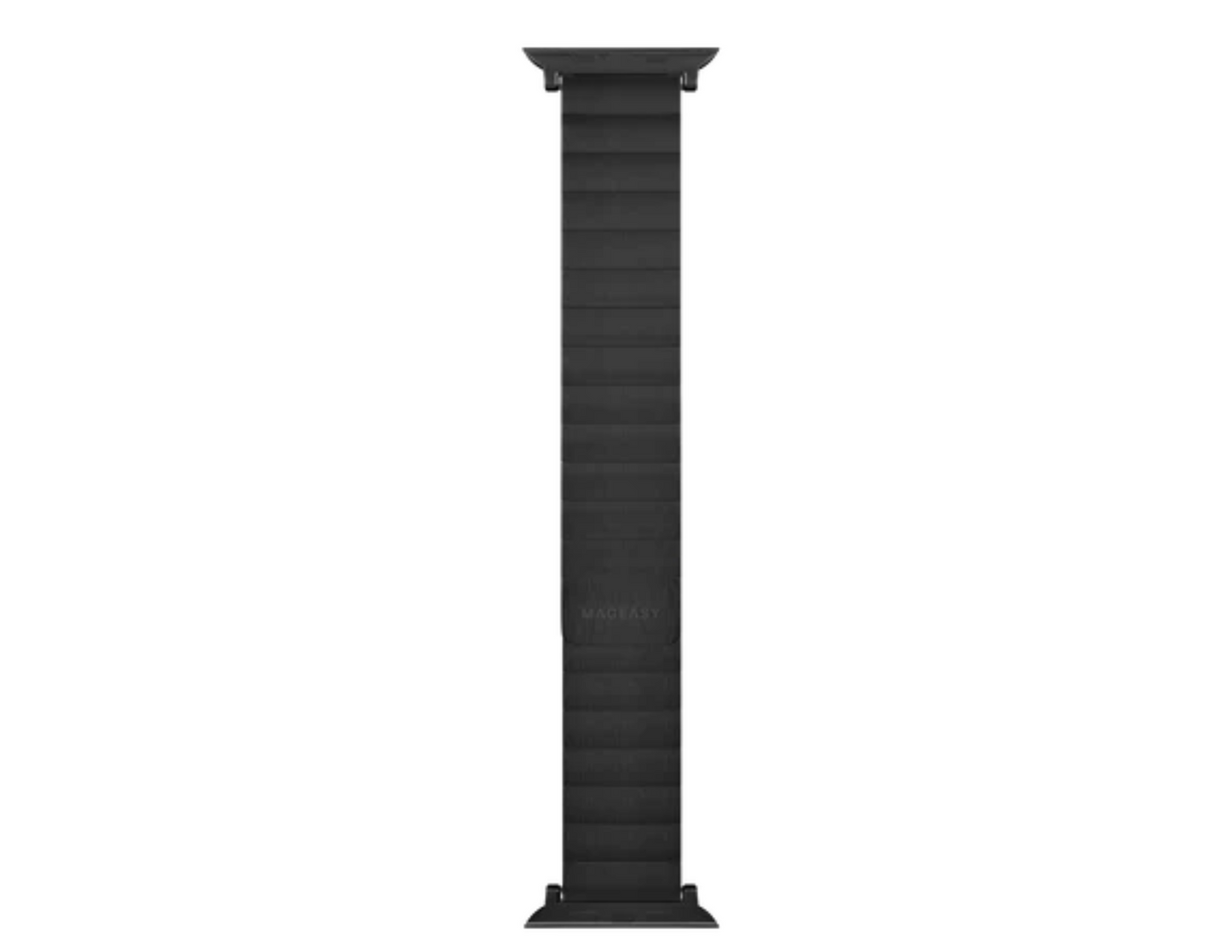 MagEasy Maestro M Magnetic Stainless Steel Apple Watch Loop - Silver and Black - THABTHABA STORE