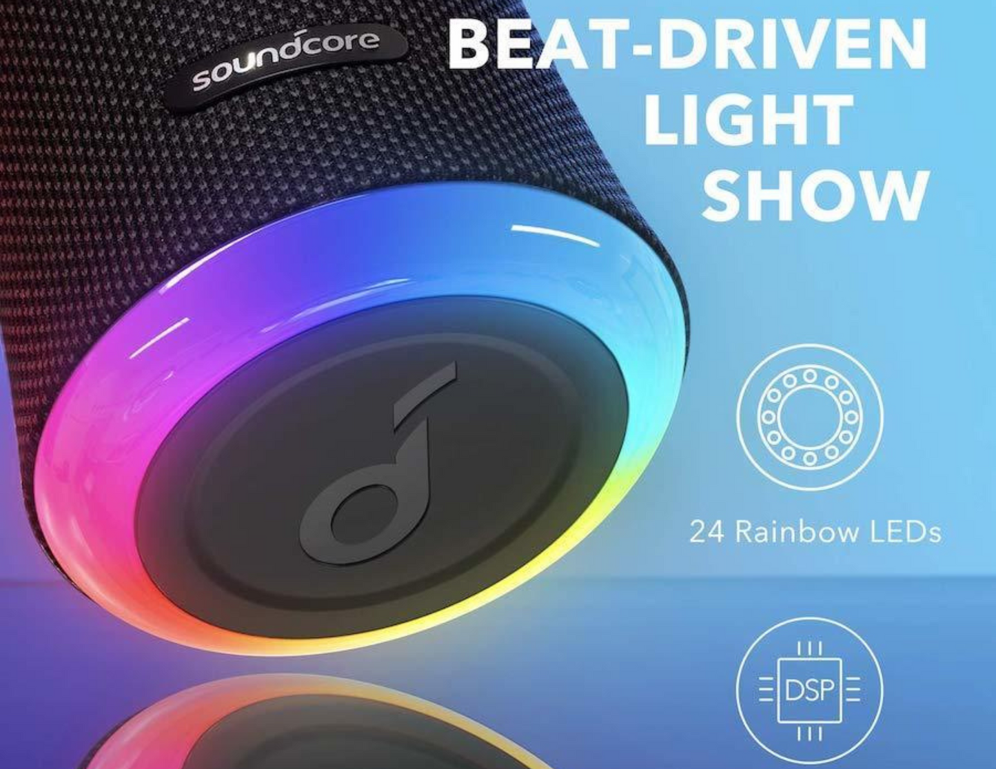 Anker Soundcore Flare 2 Bluetooth Speaker - THABTHABA STORE