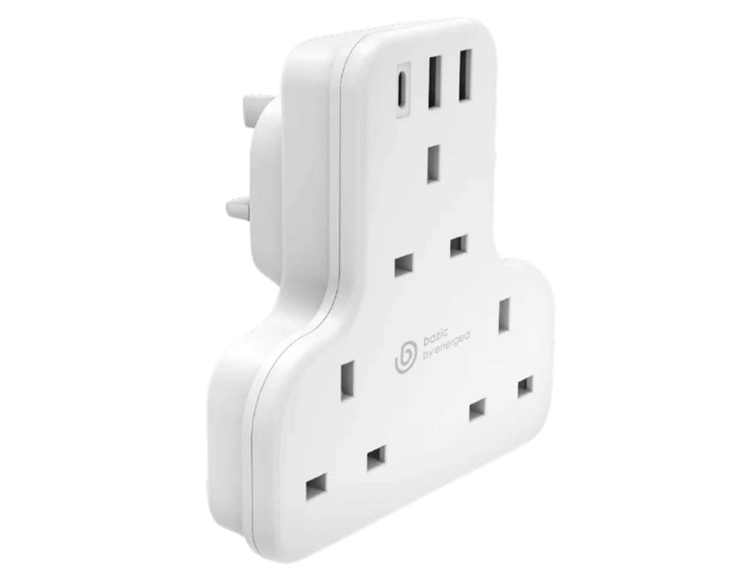 Bazic GoPort Trio Multi-Socket Wall Charger – CHR-GP-TRIO-WHT