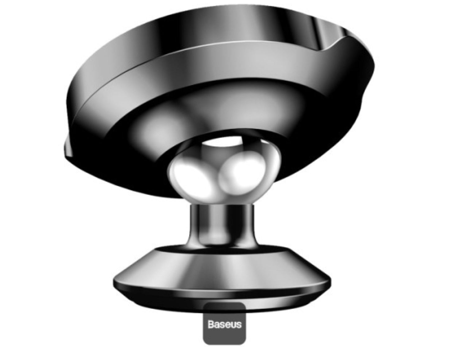 حامل هاتف مغناطيسي للسيارة من سلسلة Baseus Small Ears C40141403113-00 - مثبت بشفط 360 درجة | أسود عنقودي