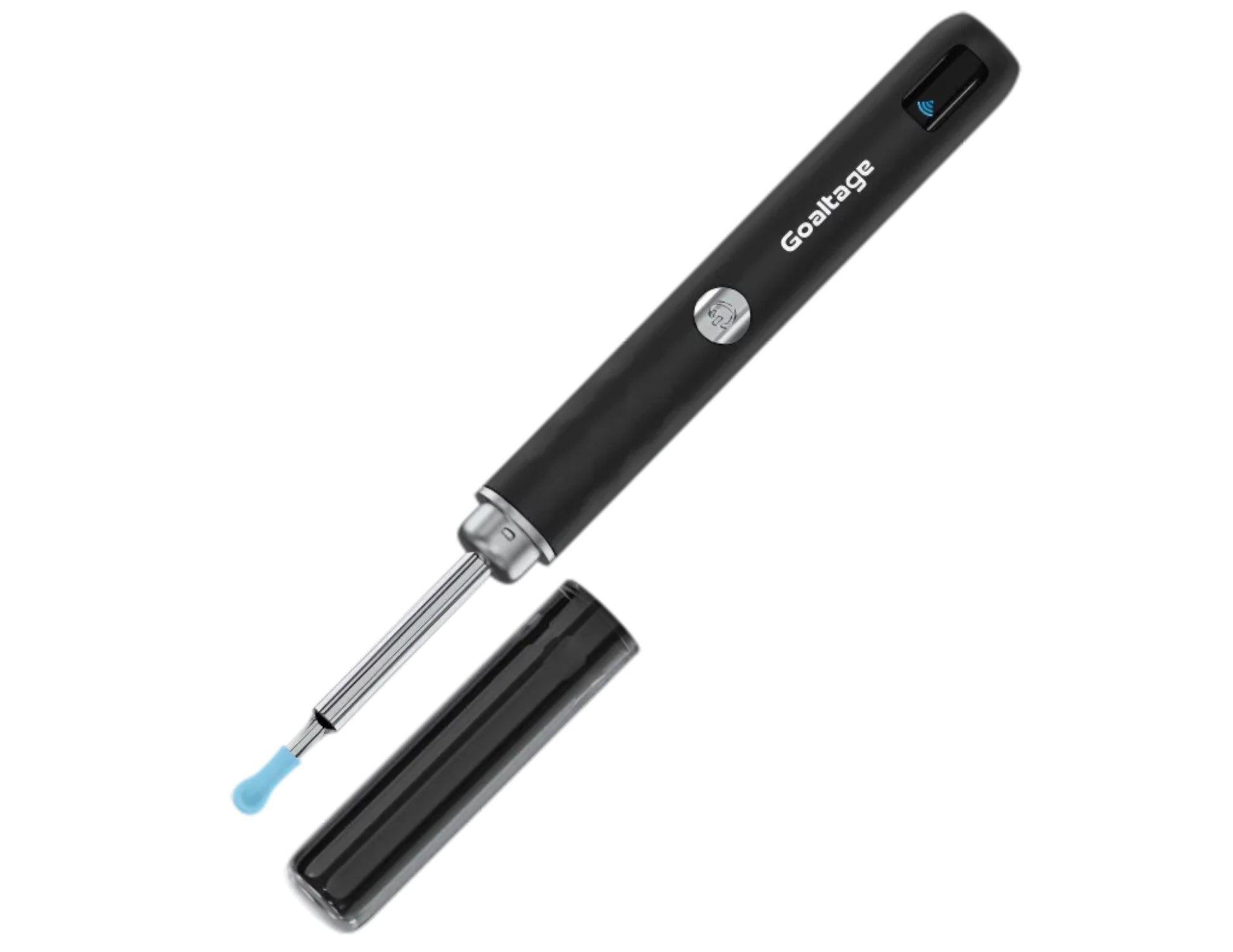 Black Goaltage EarCam Smart Ear Cleaning Kit – GT-ECL01 with a white background