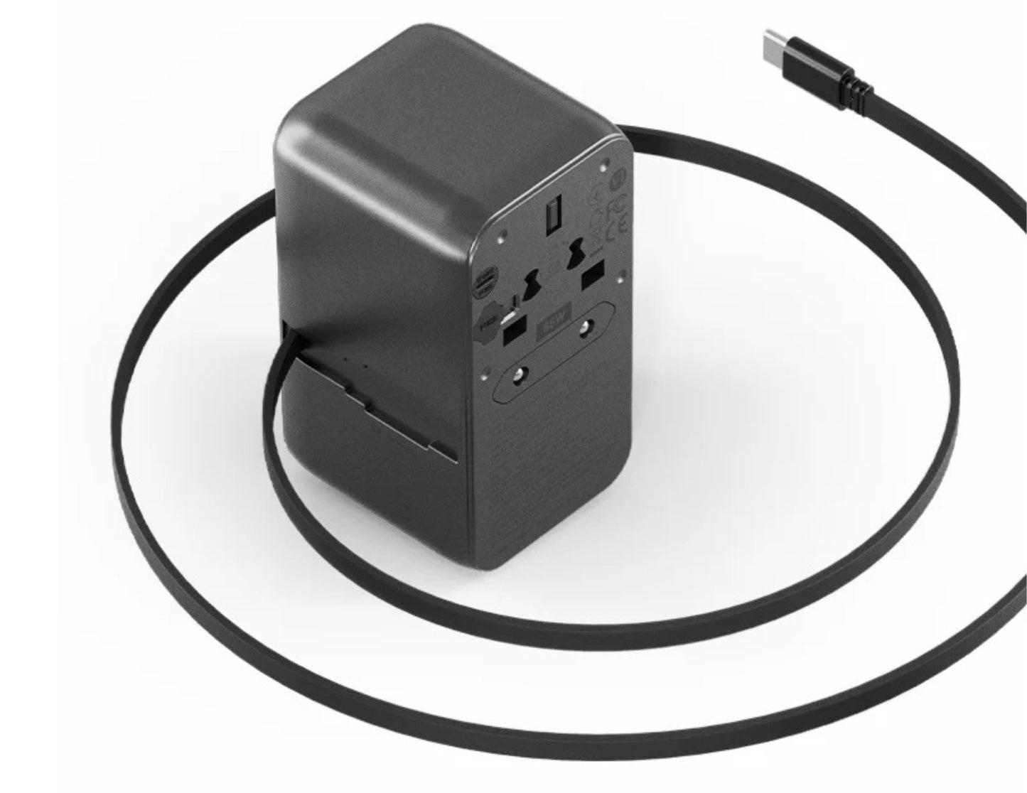 Energea TravelWorld Adapter GaN85 – TWA-GAN85C-GUN