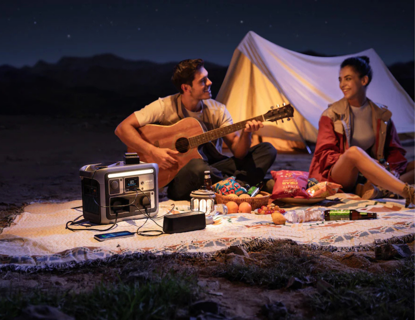 بطارية رحلات محطة الطاقة المحمولة Anker SOLIX C1000 – 1056 وات في الساعة، 1800 وات