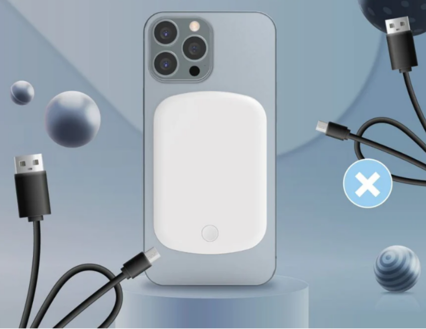 X.ONE Nano Magcharge Wireless Power Bank - 5000mAh, 20W PD