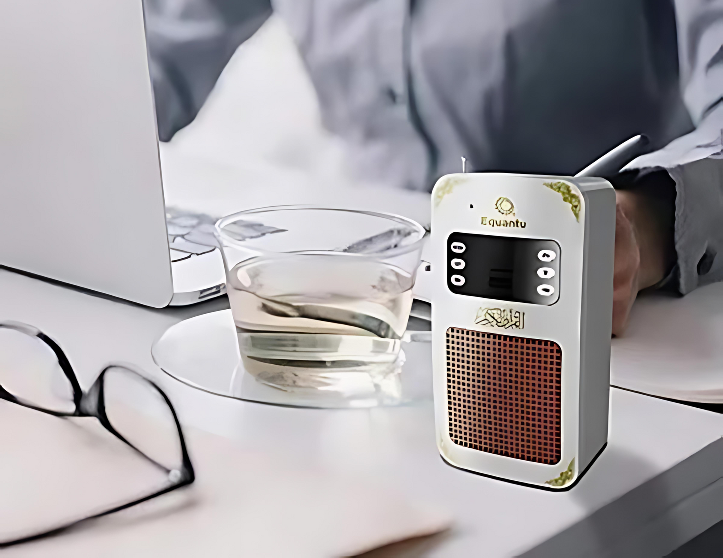 Equantu SQ-669 Smart Wall Plug Quran Speaker With Remote - THABTHABA STORE