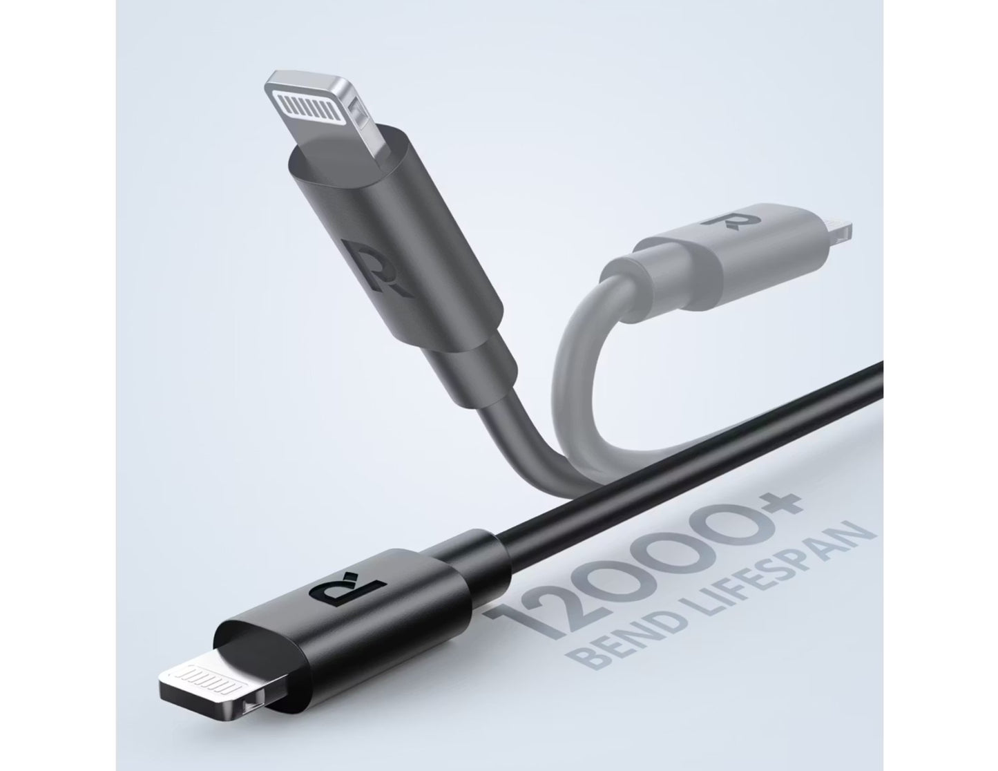 RAVPower RP-CB062 1m Type-C to Lightning Cable – Fast Charging iPhone Cable
