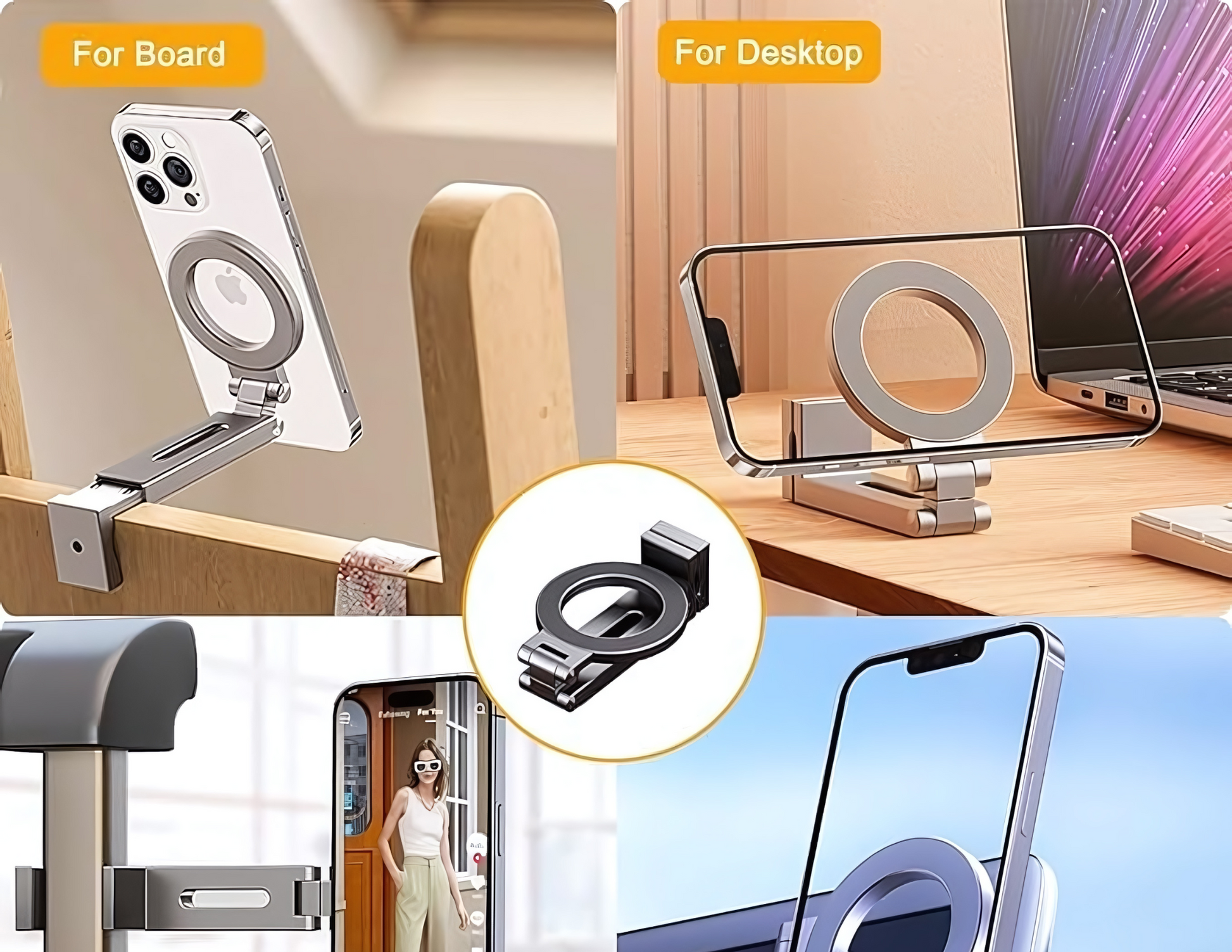 Ultralight Aluminum Magnetic Cell Phone Holder - THABTHABA STORE