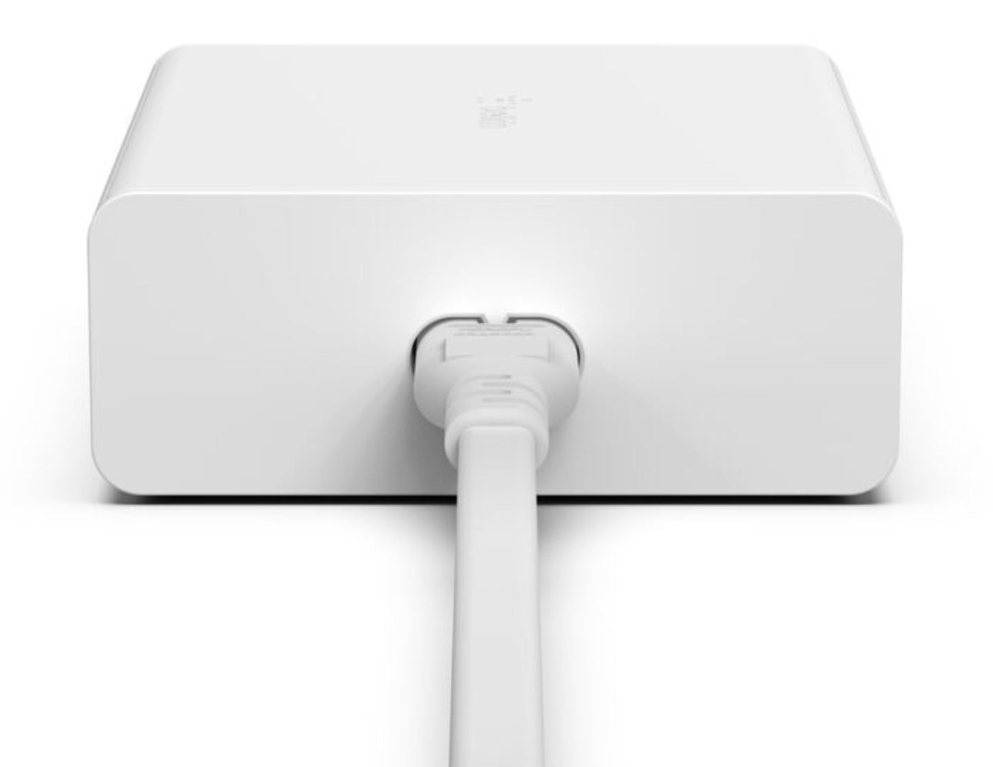 BELKIN BoostCharge Pro 108W 4-Port GaN Charger with 2 USB-C & 2 USB-A Ports – WCH010myWH on a white background