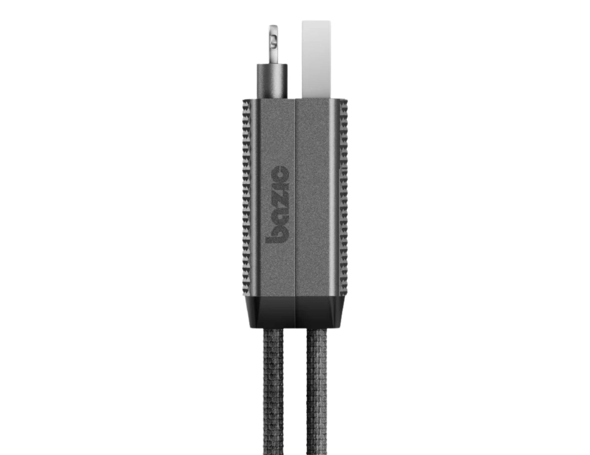 Bazic AluCable 100CM 4-in-1 60W Interchangeable Aluminium Fast Charging & Data Cable – CBL-GC4N1 on a white background