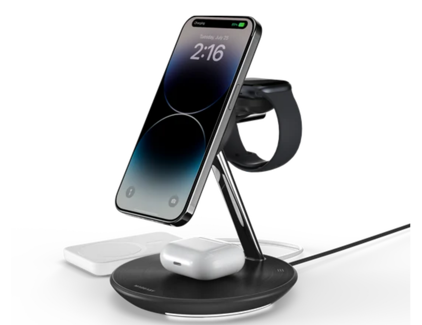 MagEasy Power Station 5 in 1 Magnetic Wireless Charging Stand - THABTHABA STORE