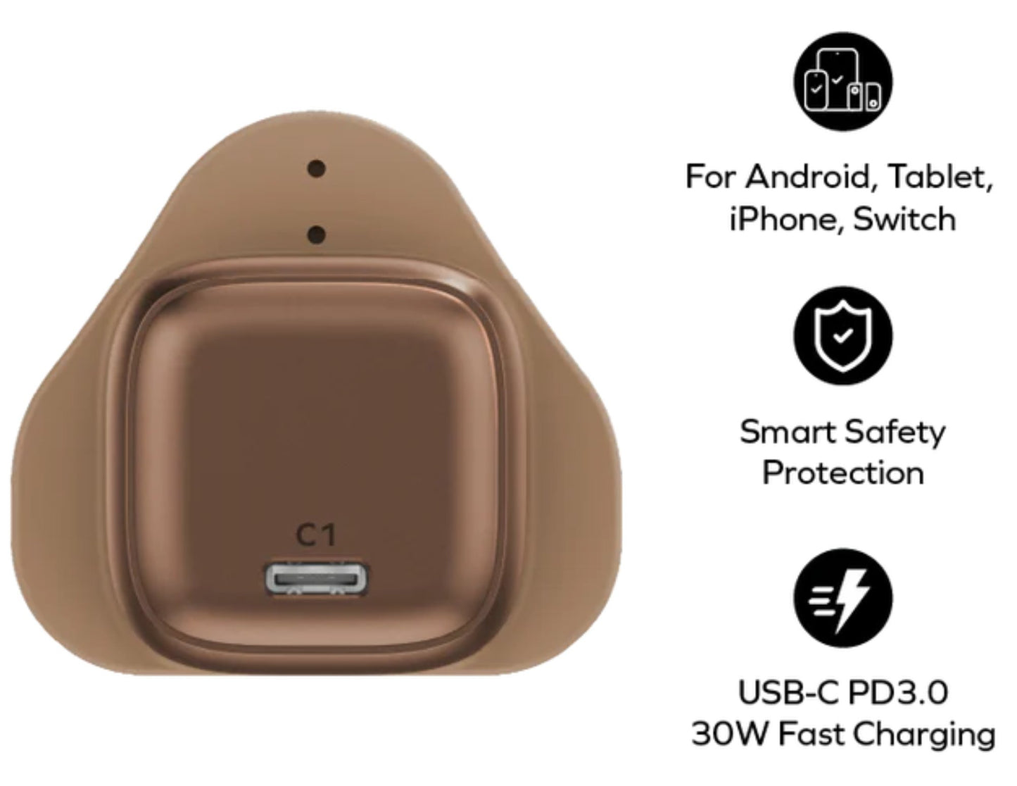 Momax Sandstone Charger Assemble – Magnetic Power Bank + USB-C Cable + GaN Adapter Combo