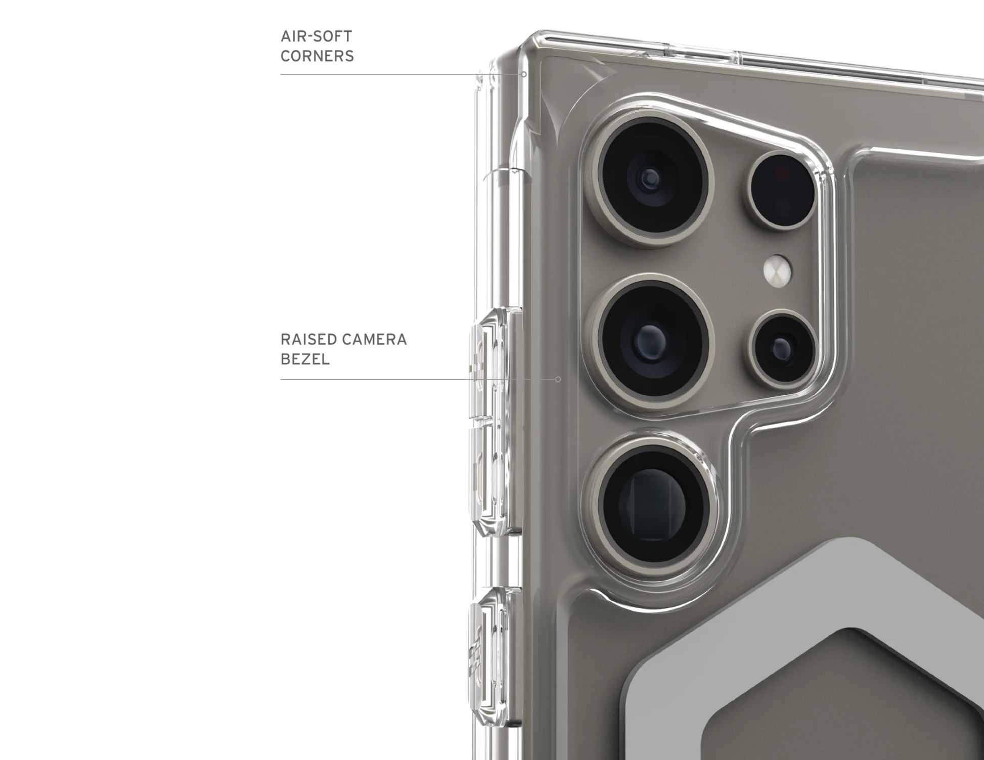 UAG Plyo Pro Case for Samsung Galaxy s24 Ultra - Ice Silver - THABTHABA STORE