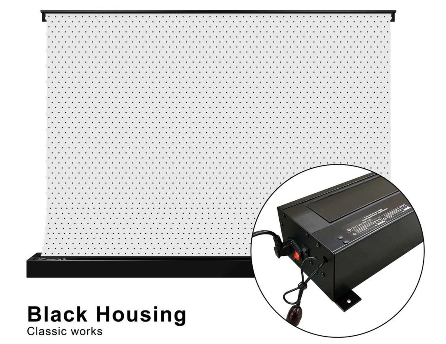 Electric Floor Rising Projector Screen