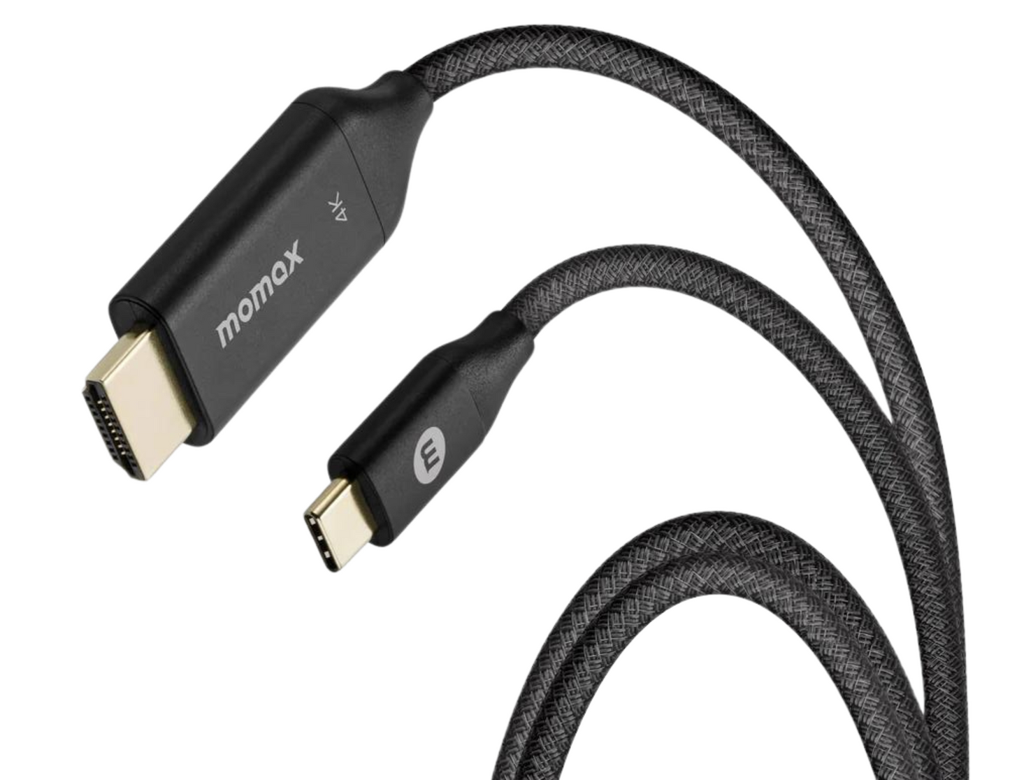 Momax EliteLink , USB-C to HDMI Braided Cable (2m) - THABTHABA STORE