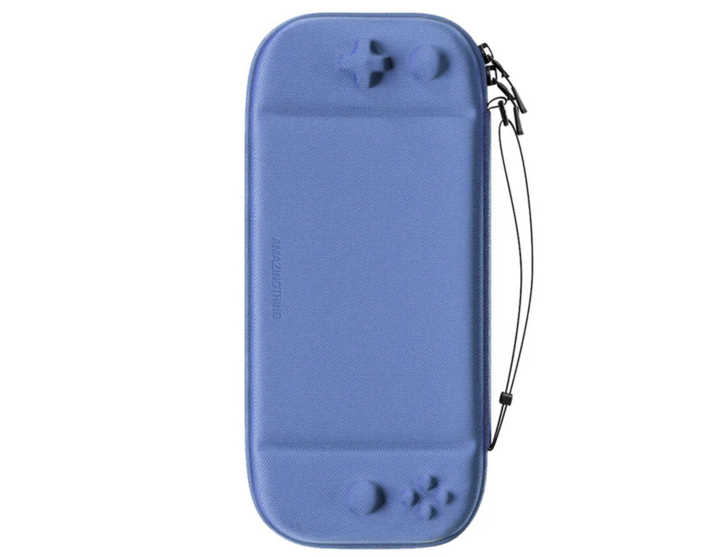 Blue AmazingThing PlayShield EDC Carrying Case for Nintendo Switch 2 with strap on a white background