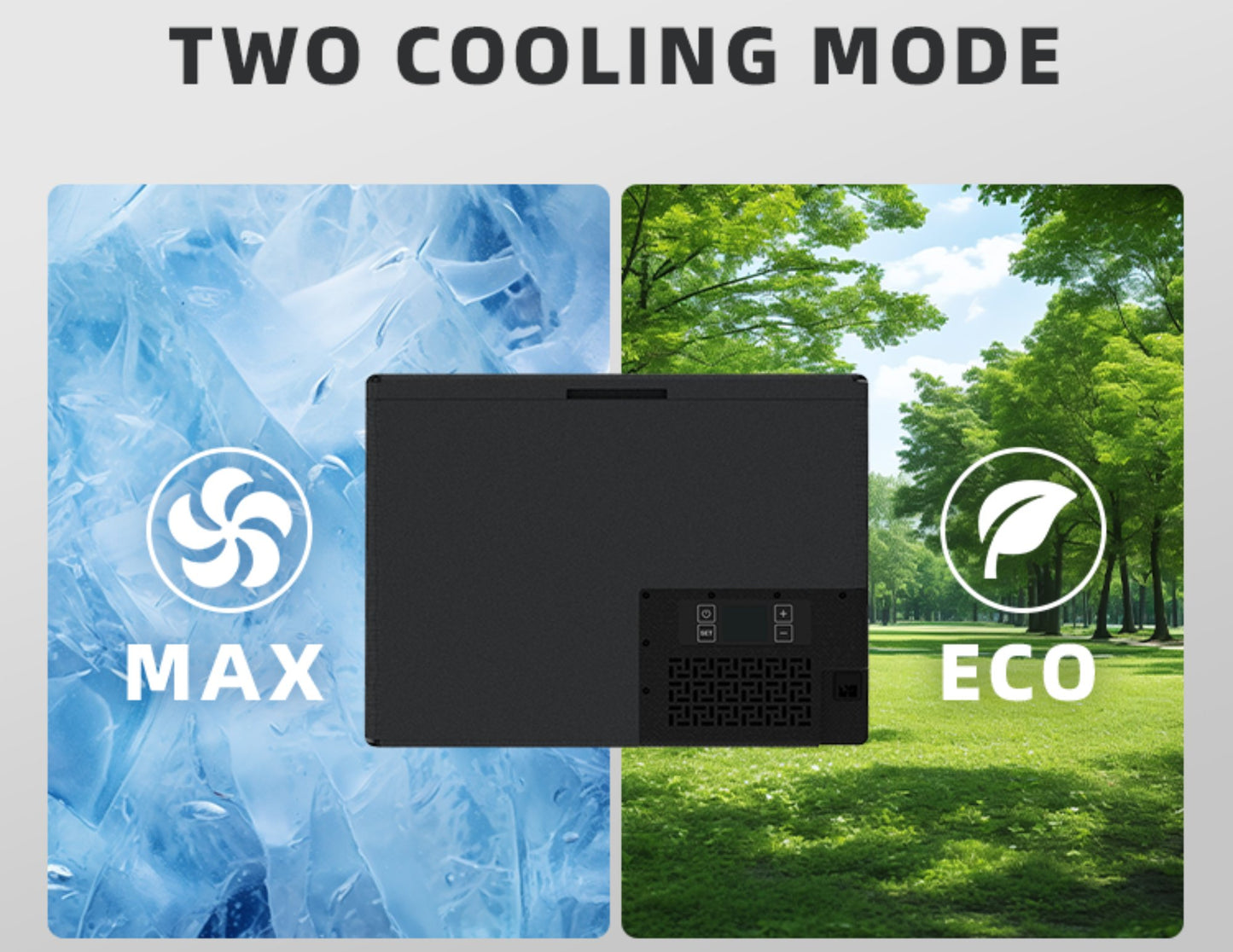 UOR Portable Refrigerator FE40 Cool Box – 40L Dual Zone, LG Compressor, App Controlled