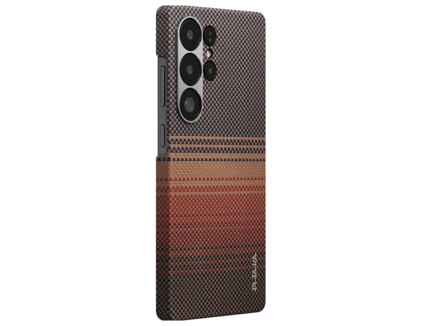 جراب Pitaka Sunset Moonrise المنسوج باللمس لهاتف Samsung Galaxy S25 Ultra
