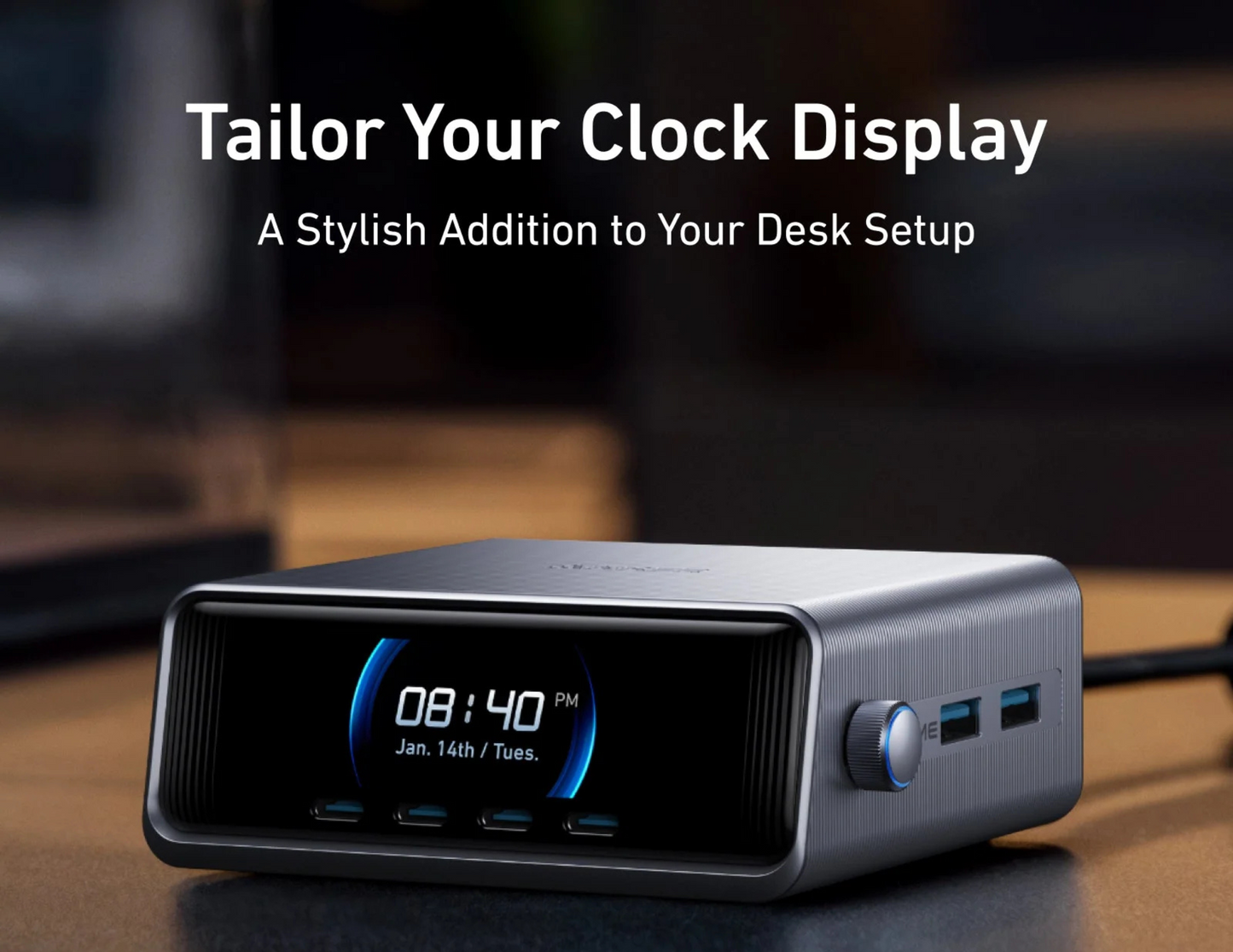 محطة شحن سطح المكتب Anker 250W 6 منافذ A2345241 Prime Charger