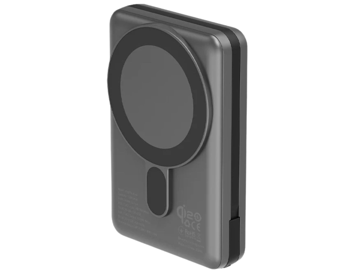 ENERGEA MagPac Pro+ 10,000mAh PD20W 15W Magnetic Power Bank MP-PROPLUS-GUN on a white background