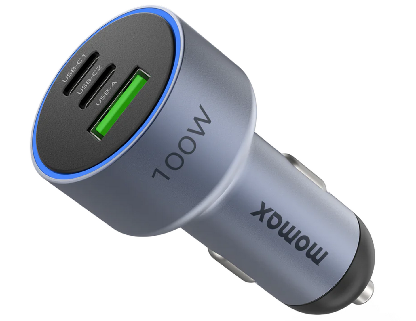 Momax MoVe 100W 3 Port Car Charger - UC17 - THABTHABA STORE