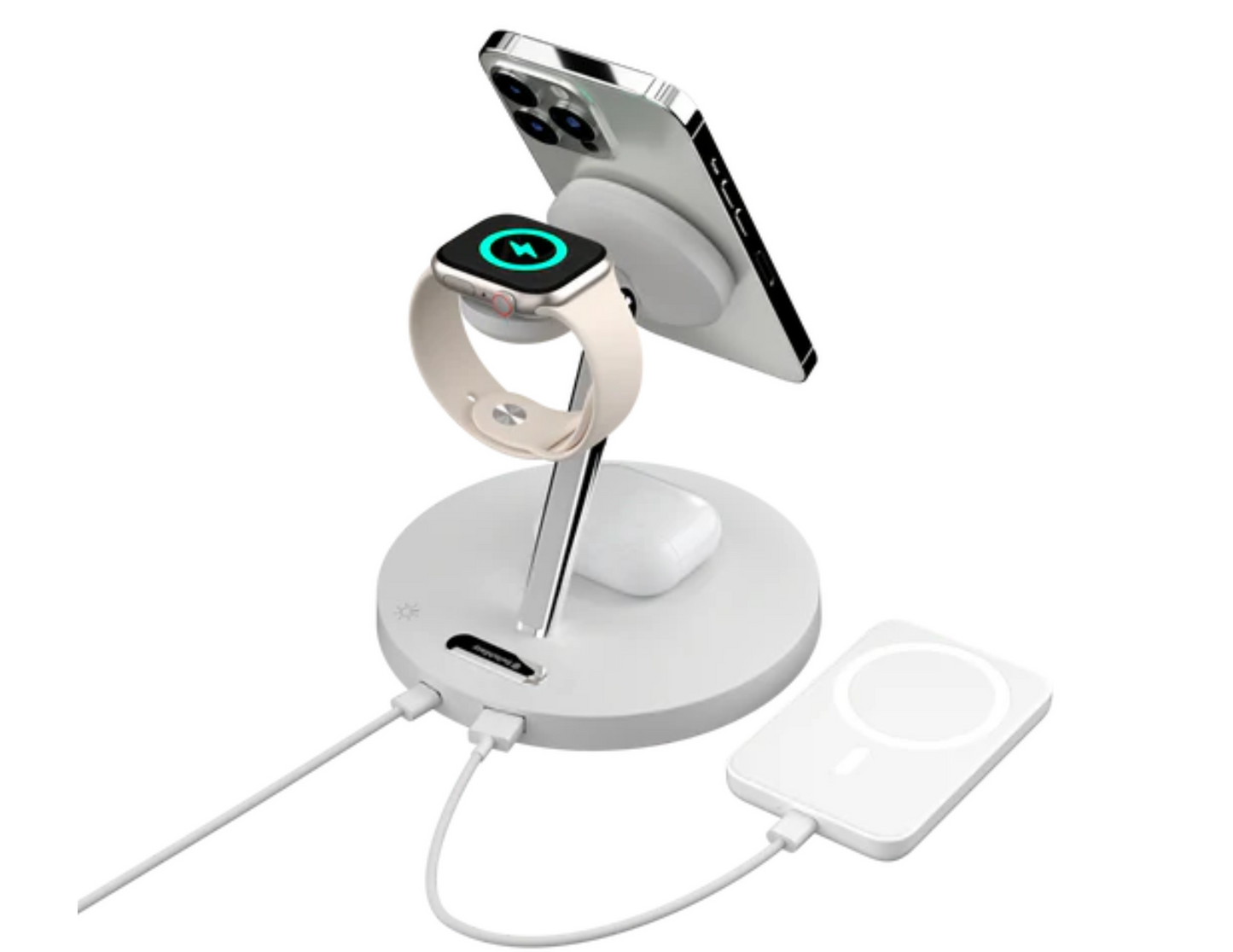 SwitchEasy MagPower 4-in-1 Magnetic Wireless Charging Stand - THABTHABA STORE