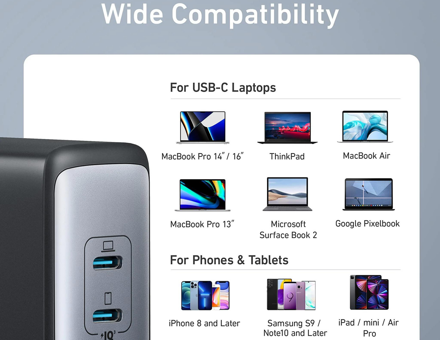Anker 736 Charger (Nano II 100W) - THABTHABA STORE