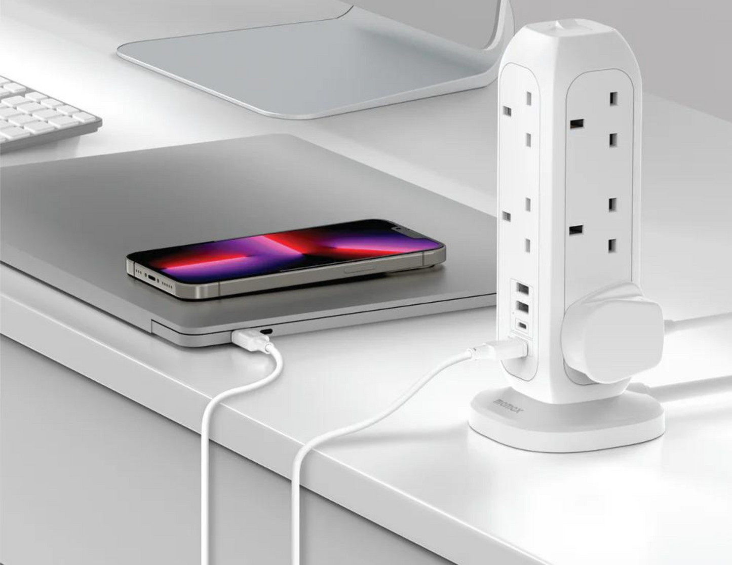 Momax OnePlug | 11-Outlet Power Strip With USB - THABTHABA STORE