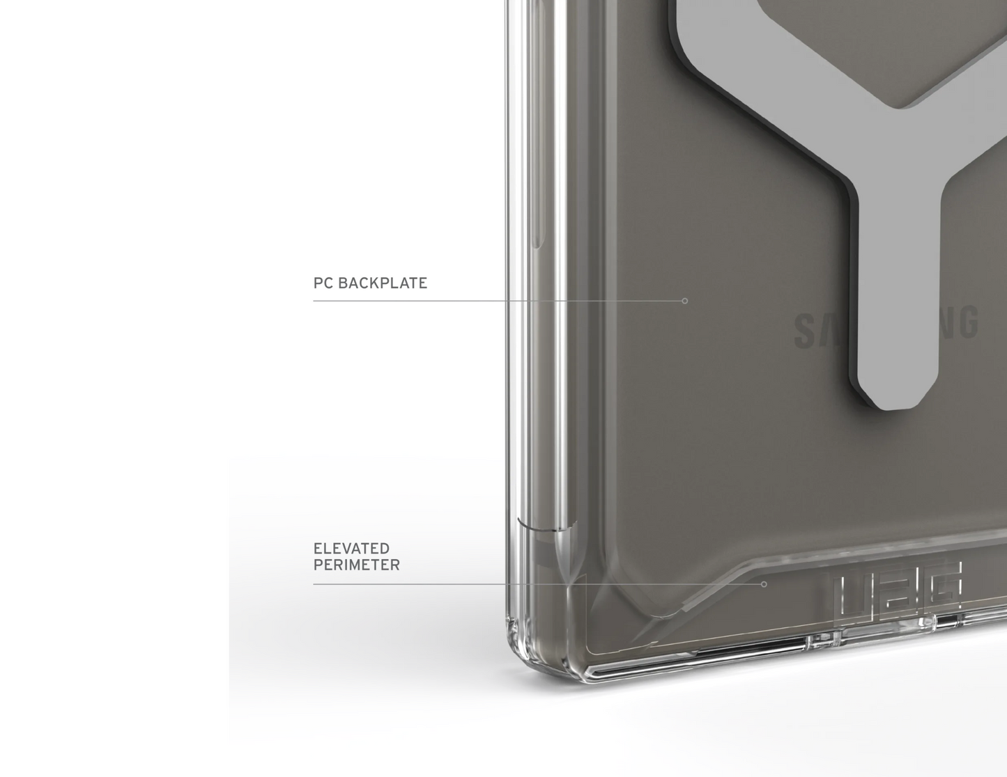 UAG Plyo Pro Case for Samsung Galaxy s24 Ultra - Ice Silver - THABTHABA STORE