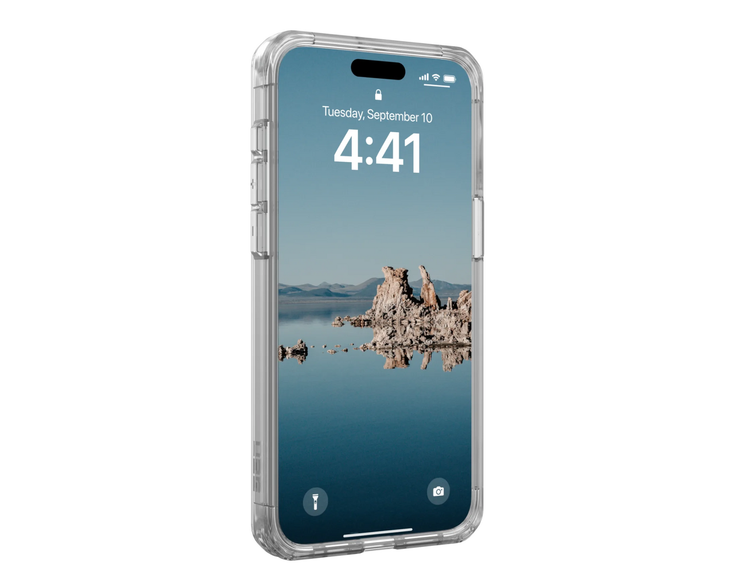 UAG Plyo Case for iPhone 15 Pro - Pro Max , Ice/White - THABTHABA STORE