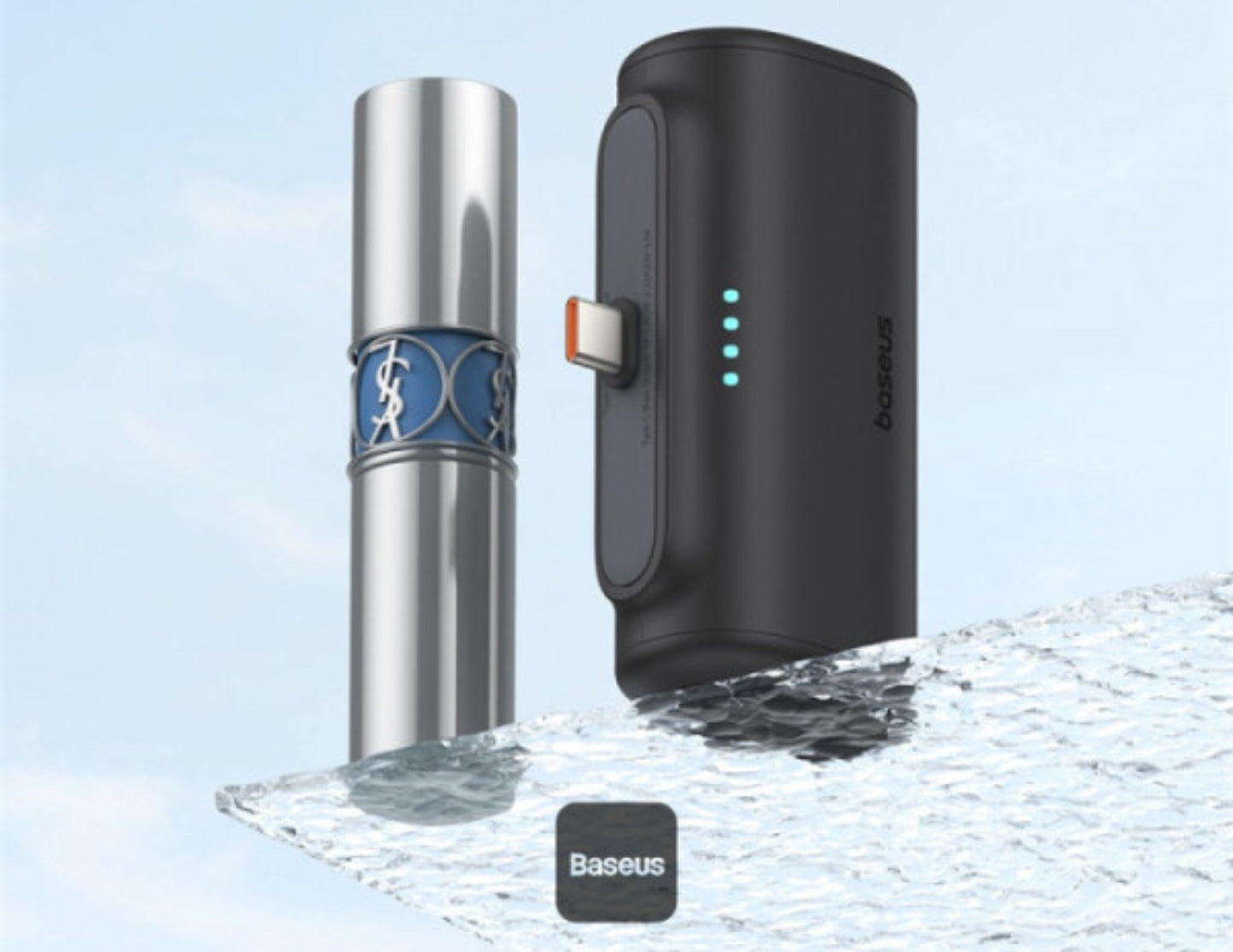 Baseus Compact Fast Charging Power Bank Type-C 5000mAh 20W Cluster Black P10068306113-00