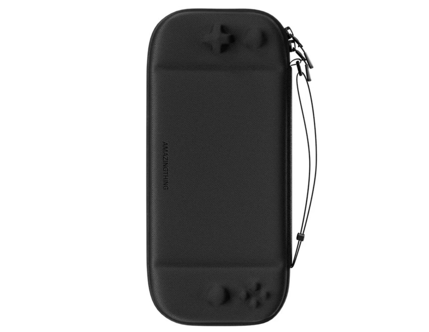 Black AmazingThing PlayShield EDC Carrying Case for Nintendo Switch 2 with strap on a white background