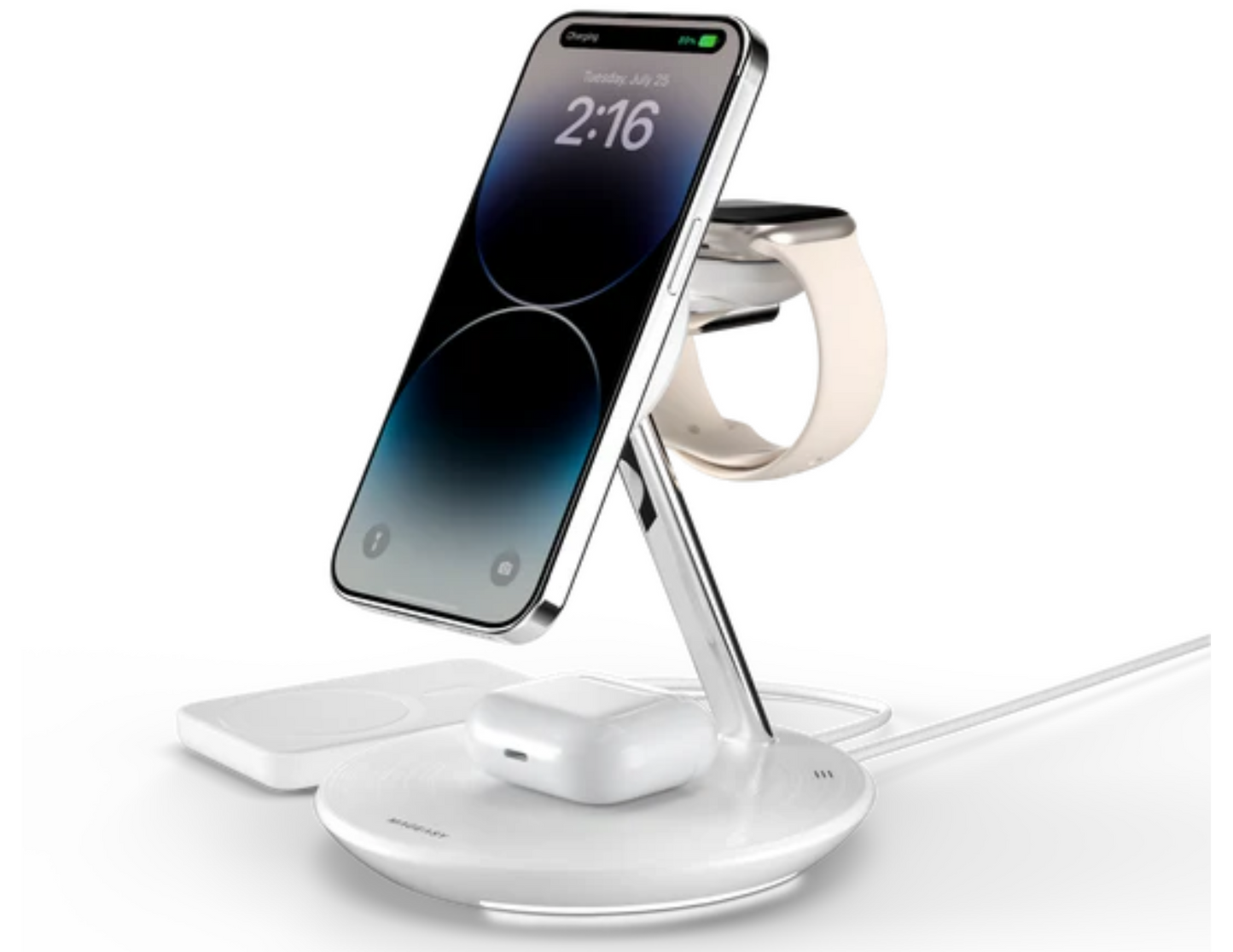 MagEasy Power Station 5 in 1 Magnetic Wireless Charging Stand - THABTHABA STORE
