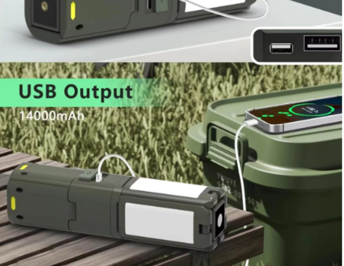 Outdoor Four-Leaf Camping Light