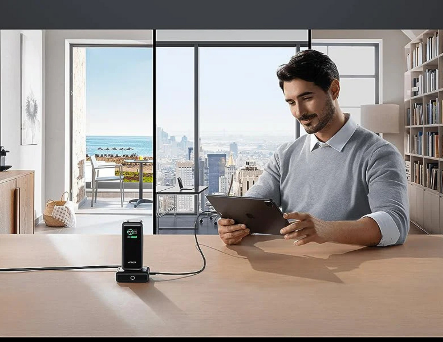 قاعدة شحن Anker 100 وات لبنك الطاقة Anker Prime A1902211
