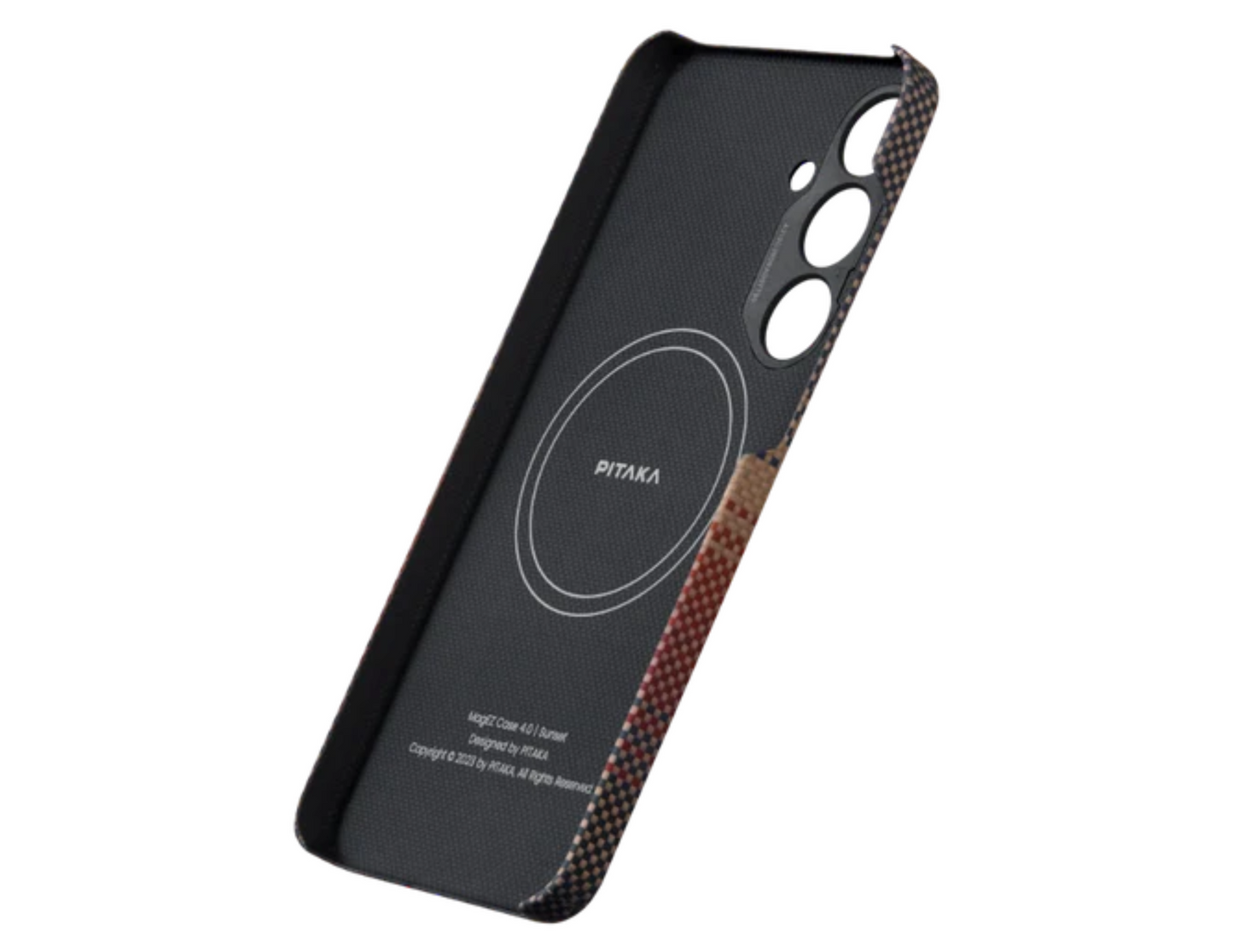 Pitaka MagEZ Case 4 for Samsung Galaxy S24 Ultra Sunset - Black/Grey - THABTHABA STORE