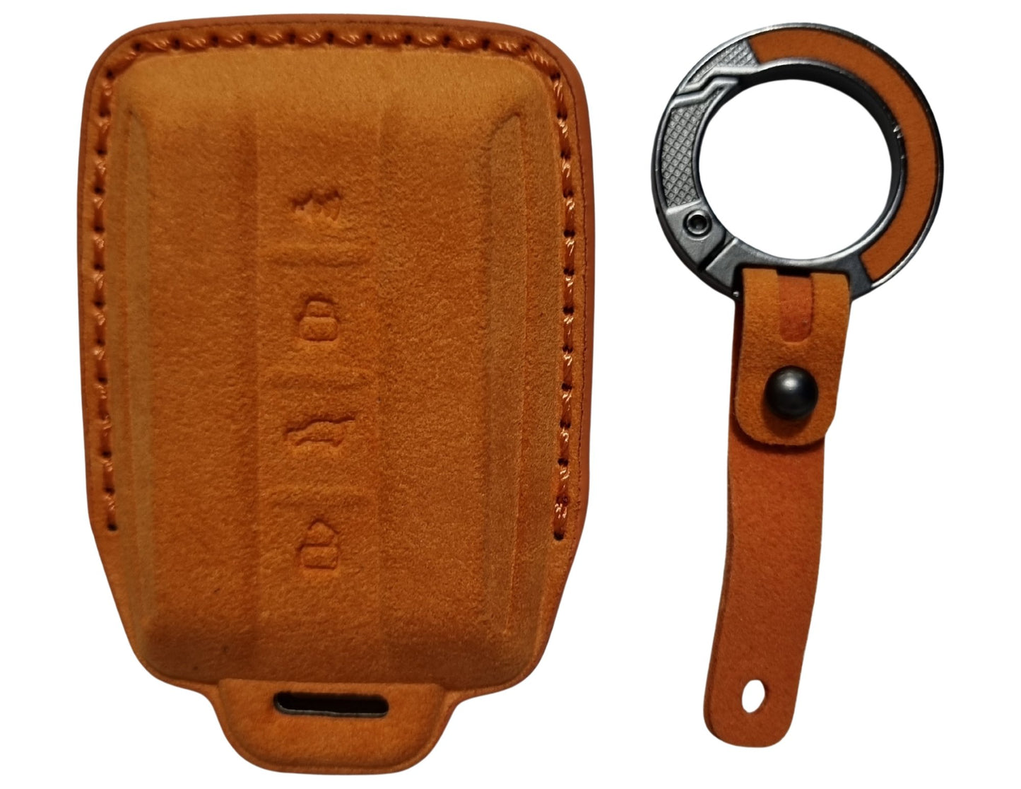 Tank 500 Car Key Cover with a keychain on a white background