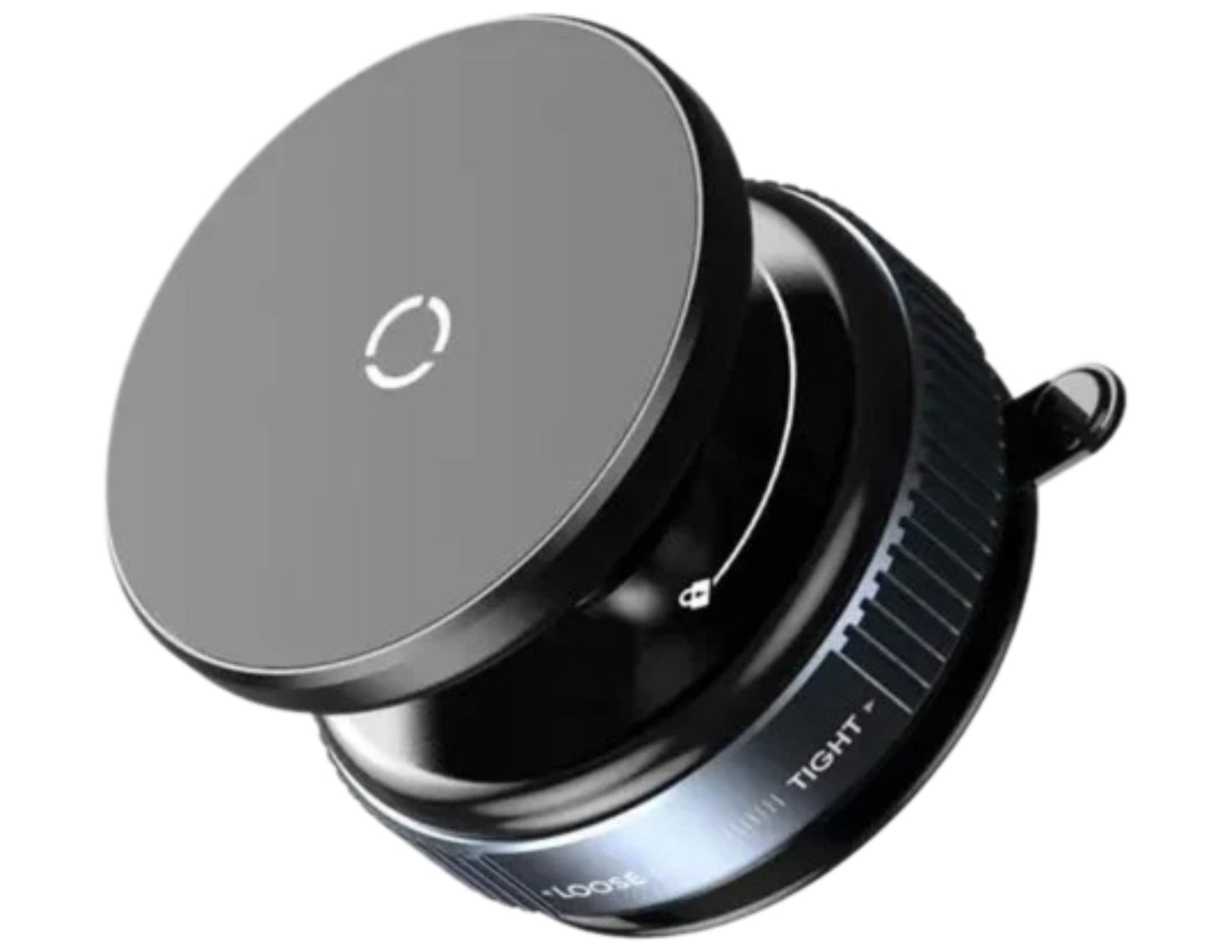 Vacuum Suction Magnetic Bracket K009 – Black on a white background