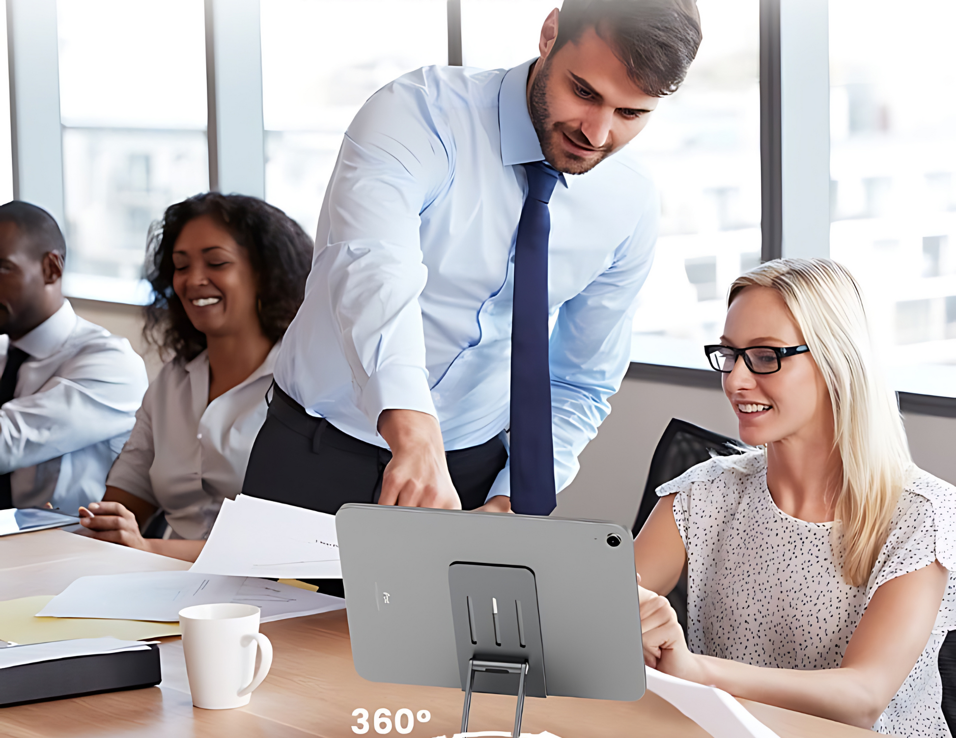 Vyvylabs Cyclone 360 Degree Rotation Desktop Holder - Tarnish - THABTHABA STORE