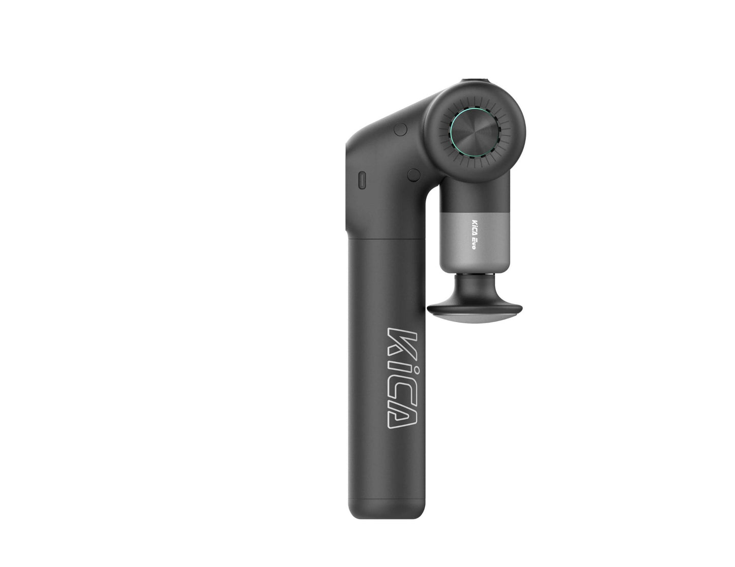 Black Kica Evo Fascia Massage Gun on a white background