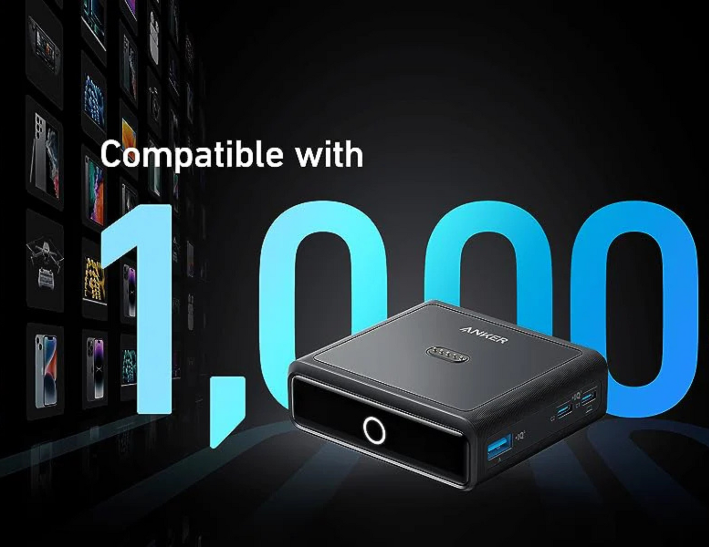 قاعدة شحن Anker 100 وات لبنك الطاقة Anker Prime A1902211