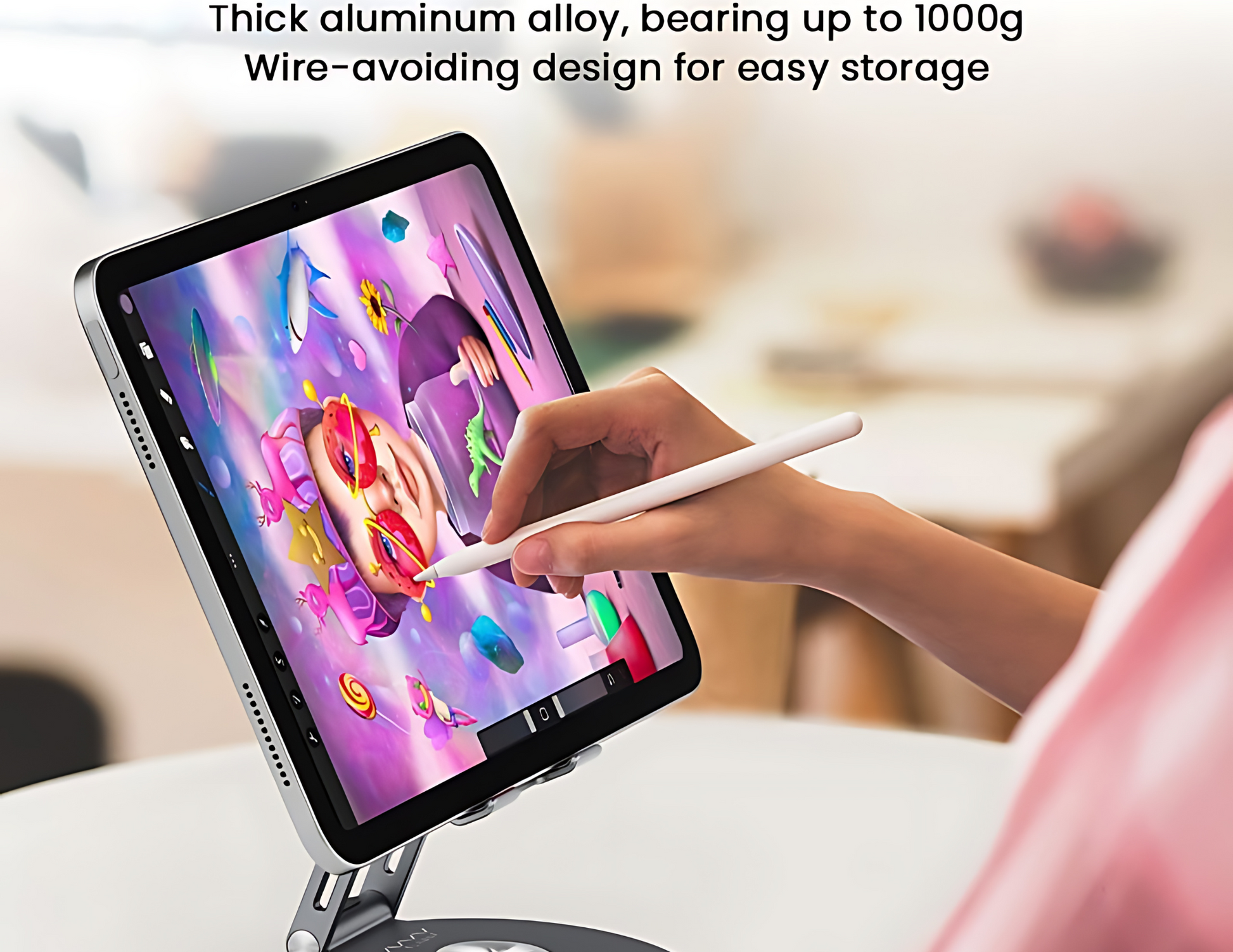 Vyvylabs Cyclone 360 Degree Rotation Desktop Holder - Tarnish - THABTHABA STORE