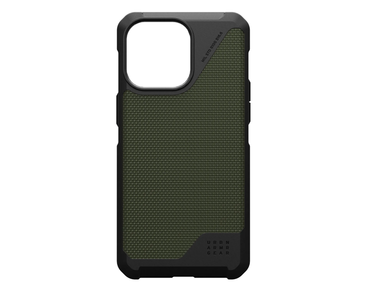 UAG Metropolis LT Case for iPhone 15 Pro - Pro Max - Kevlar Black & Olive - THABTHABA STORE
