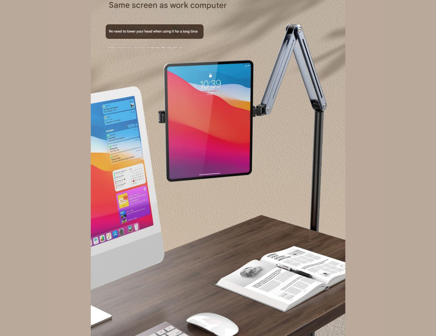 P86S Universal Stand for Mobile Phone and Tablet – Gray