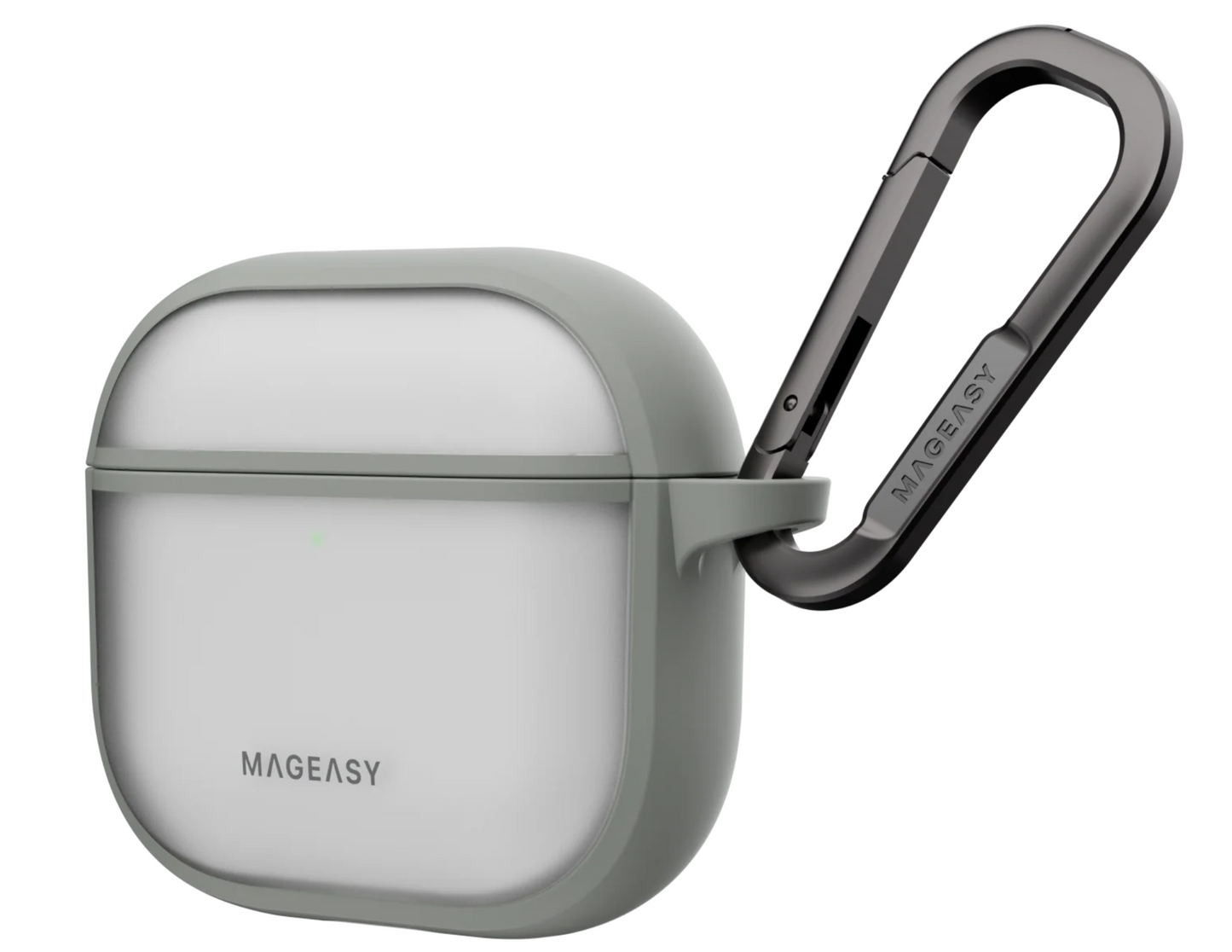 حافظة MagEasy Roam AirPods 4 MAPAP4174MT24 | أسود شفاف ورمادي