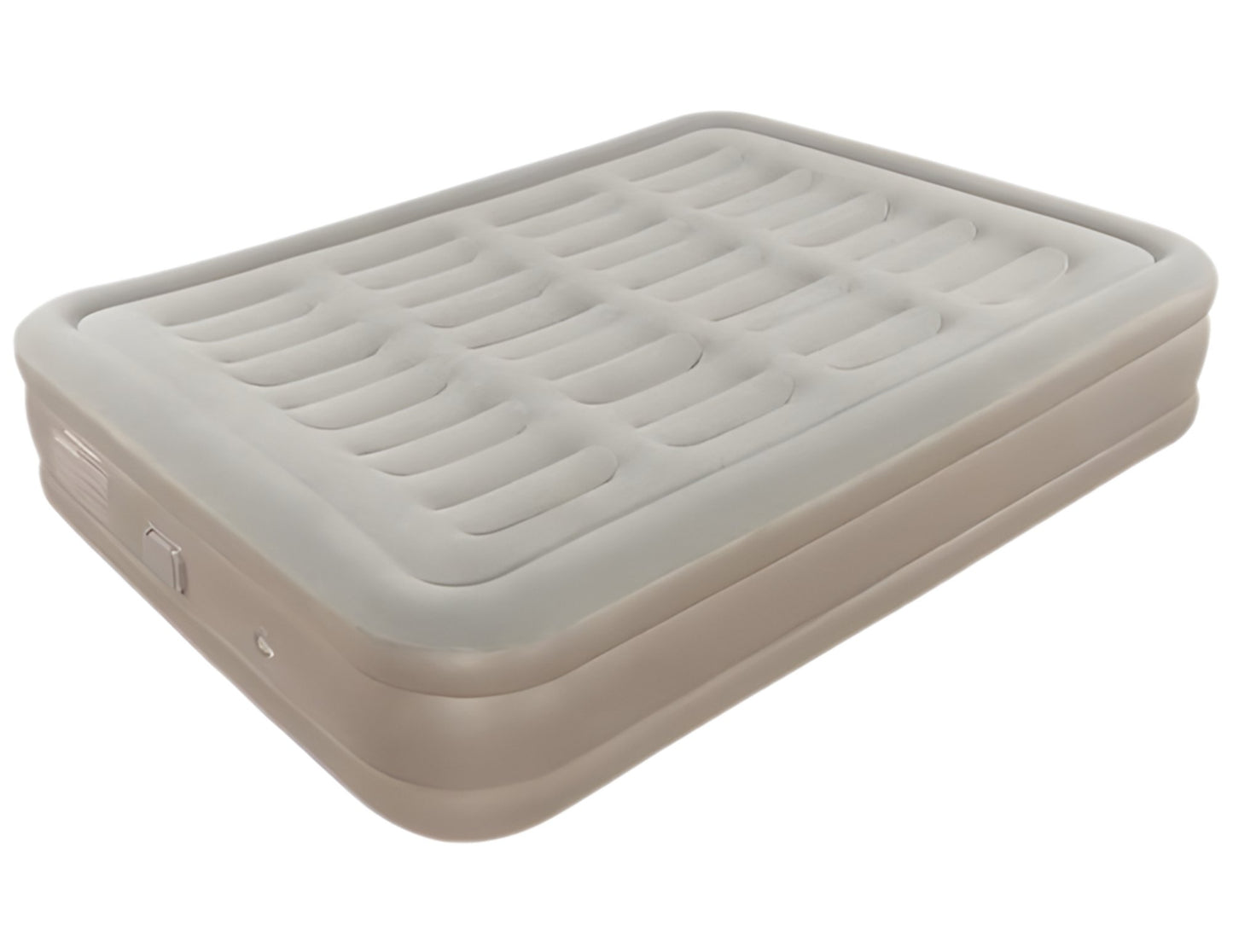 Air Bed B17 double size beige coffee camping mattress with built-in automatic pump waterproof multi-chamber ergonomic Qatar