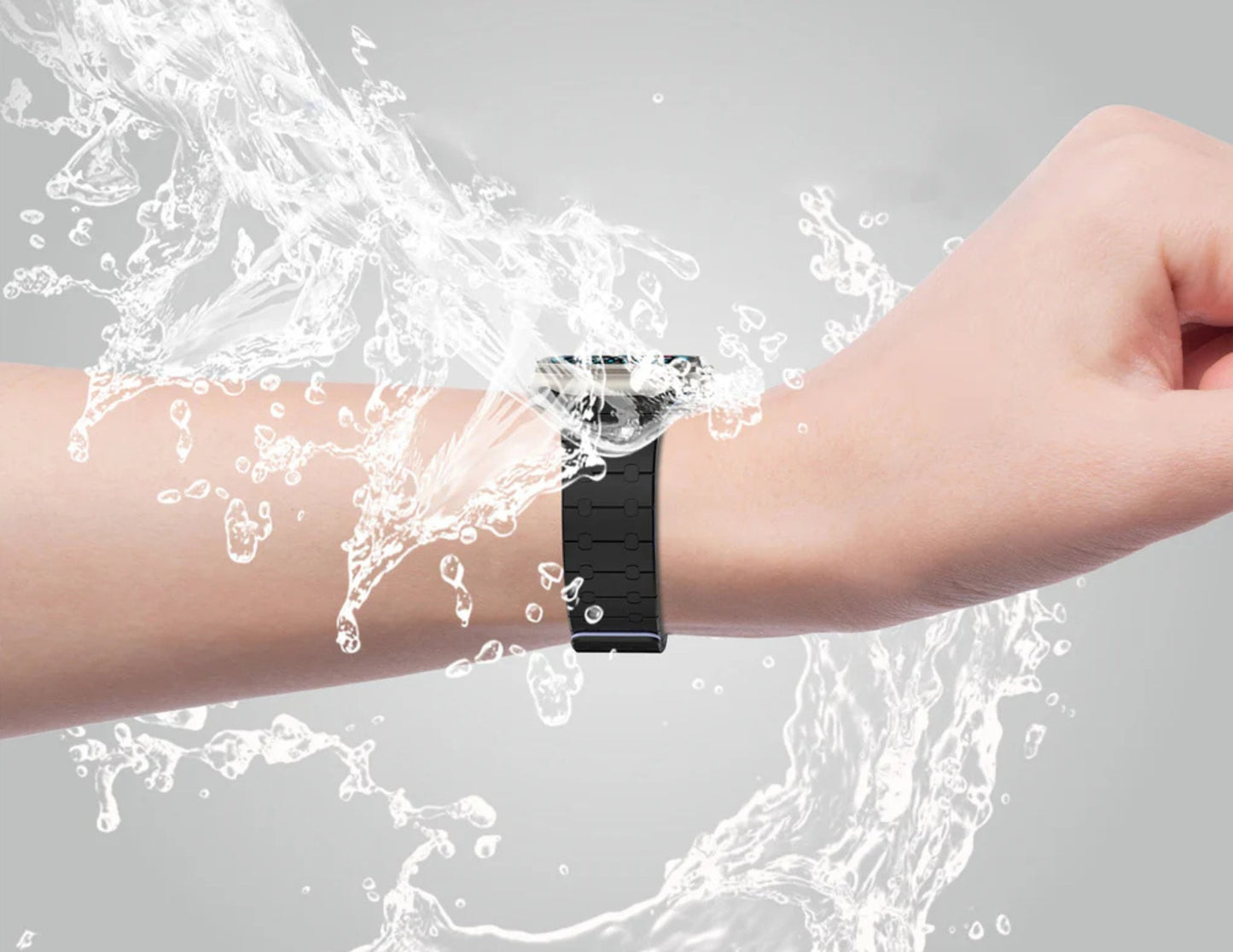 AmazingThing Smoothie Sport Silicone Magnetic Band for Apple Watch 49mm and 45mm, durable, adjustable magnetic closure, waterproof, at Thabthaba Store Qatar